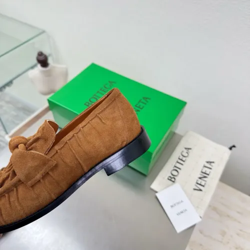 Replica Bottega Veneta BV Leather Shoes For Women #1418062 $140.00 USD for Wholesale
