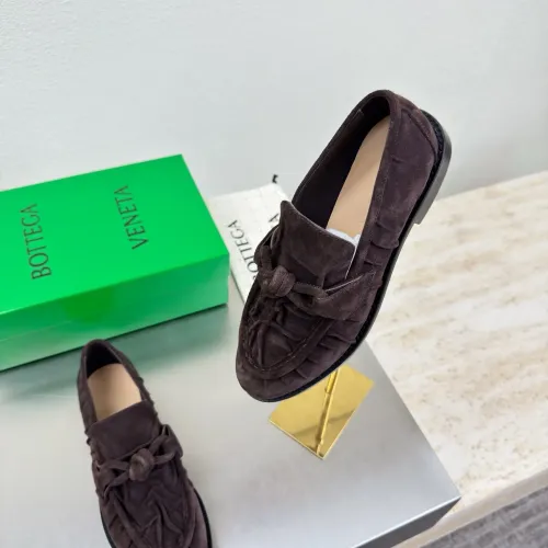 Replica Bottega Veneta BV Leather Shoes For Women #1418063 $140.00 USD for Wholesale