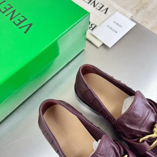 Replica Bottega Veneta BV Leather Shoes For Women #1418065 $140.00 USD for Wholesale