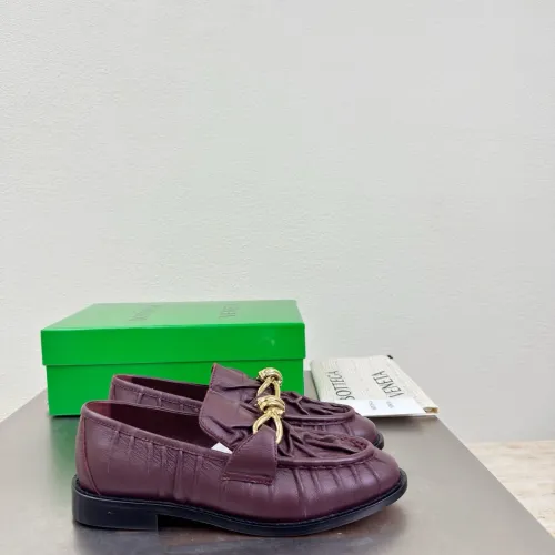 Replica Bottega Veneta BV Leather Shoes For Women #1418065 $140.00 USD for Wholesale