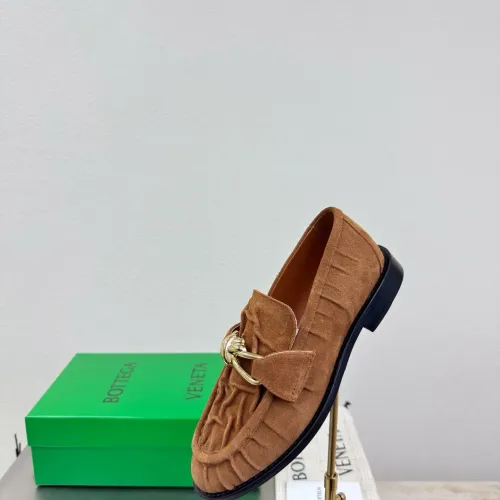 Replica Bottega Veneta BV Leather Shoes For Women #1418068 $140.00 USD for Wholesale