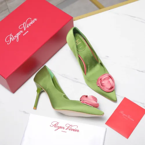 Replica Roger Vivier High-Heeled Shoes For Women #1418113 $115.00 USD for Wholesale