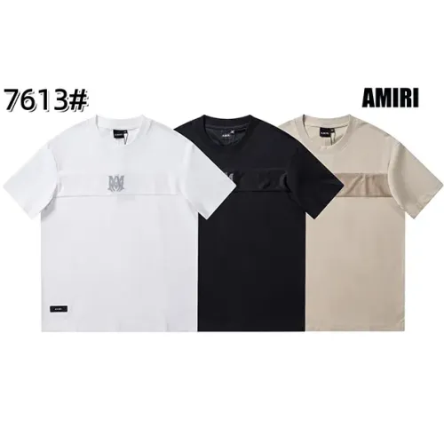 Replica Amiri T-Shirts Short Sleeved For Unisex #1418274 $29.00 USD for Wholesale