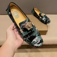 $76.00 USD Versace Leather Shoes For Men #1408365