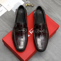 $85.00 USD Salvatore Ferragamo Leather Shoes For Men #1408685
