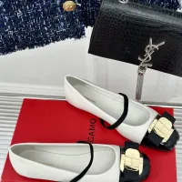 $102.00 USD Salvatore Ferragamo Flat Shoes For Women #1408909