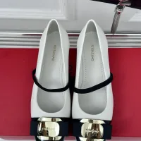 $102.00 USD Salvatore Ferragamo Flat Shoes For Women #1408909