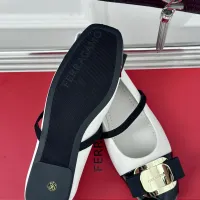 $102.00 USD Salvatore Ferragamo Flat Shoes For Women #1408909