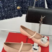 $102.00 USD Salvatore Ferragamo Flat Shoes For Women #1408910
