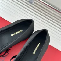 $102.00 USD Salvatore Ferragamo Flat Shoes For Women #1408912