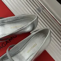 $102.00 USD Salvatore Ferragamo Flat Shoes For Women #1408914