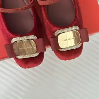 $105.00 USD Salvatore Ferragamo Flat Shoes For Women #1408917