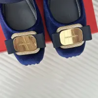 $105.00 USD Salvatore Ferragamo Flat Shoes For Women #1408918