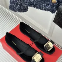 $105.00 USD Salvatore Ferragamo Flat Shoes For Women #1408920