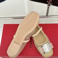 $108.00 USD Salvatore Ferragamo Flat Shoes For Women #1408921