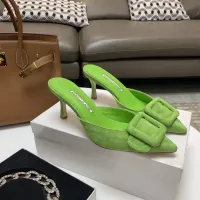 $96.00 USD Manolo Blahnik Slippers For Women #1409575