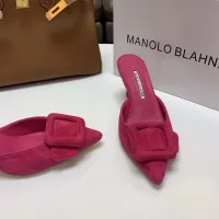 $96.00 USD Manolo Blahnik Slippers For Women #1409577