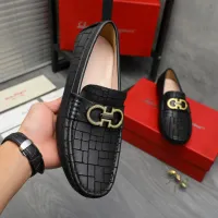 $76.00 USD Salvatore Ferragamo Leather Shoes For Men #1416442