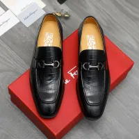 $88.00 USD Salvatore Ferragamo Leather Shoes For Men #1416555