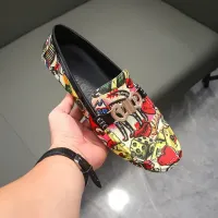 $76.00 USD Versace Leather Shoes For Men #1417132