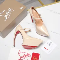 $128.00 USD Christian Louboutin High-heeled shoes For Women #1417937