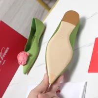 $115.00 USD Roger Vivier RV Flat Shoes For Women #1418120