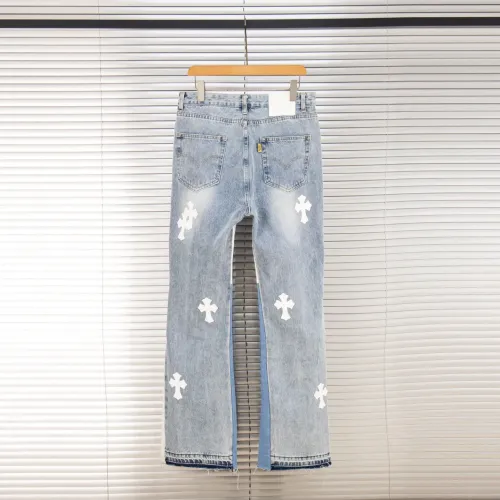 Replica Chrome Hearts Jeans For Men #1418558 $48.00 USD for Wholesale