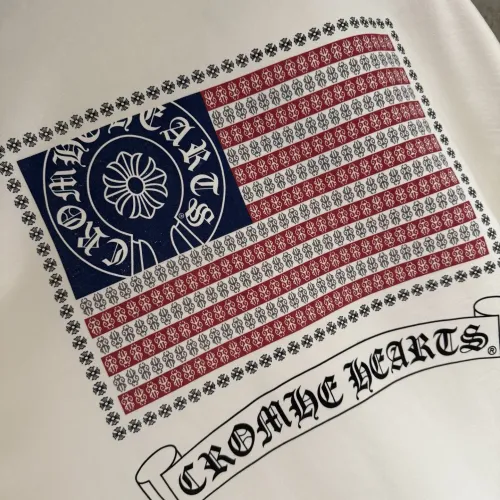 Replica Chrome Hearts T-Shirts Long Sleeved For Men #1418918 $68.00 USD for Wholesale