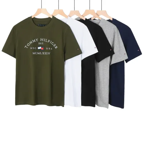 Replica Tommy Hilfiger TH T-Shirts Short Sleeved For Men #1419080 $29.00 USD for Wholesale