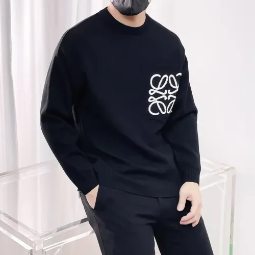 Replica LOEWE Sweaters Long Sleeved For Men #1419142 $64.00 USD for Wholesale