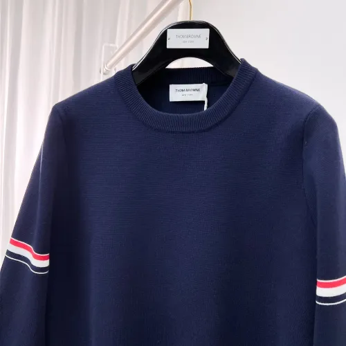Replica Thom Browne TB Sweaters Long Sleeved For Men #1419161 $72.00 USD for Wholesale