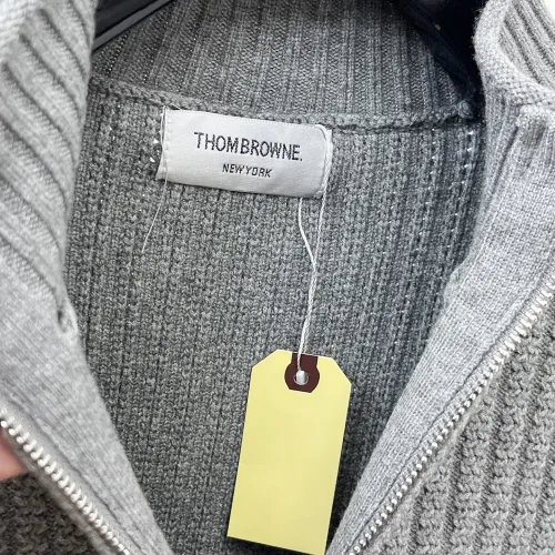 Replica Thom Browne TB Sweaters Long Sleeved For Men #1419173 $92.00 USD for Wholesale