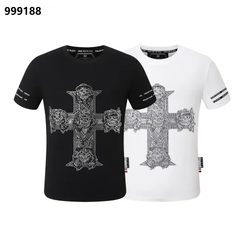 Replica Philipp Plein PP Oversize T-Shirts Short Sleeved For Men #1419447 $29.00 USD for Wholesale