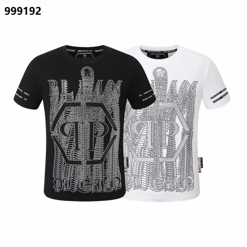 Replica Philipp Plein PP Oversize T-Shirts Short Sleeved For Men #1419460 $29.00 USD for Wholesale