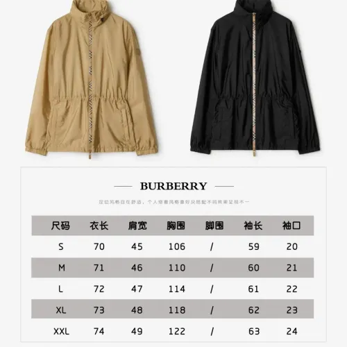 Replica Burberry Jackets Long Sleeved For Women #1419577 $125.00 USD for Wholesale