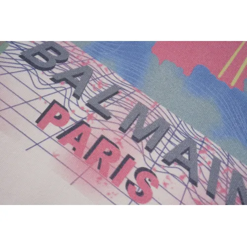 Replica Balmain T-Shirts Short Sleeved For Unisex #1419610 $29.00 USD for Wholesale