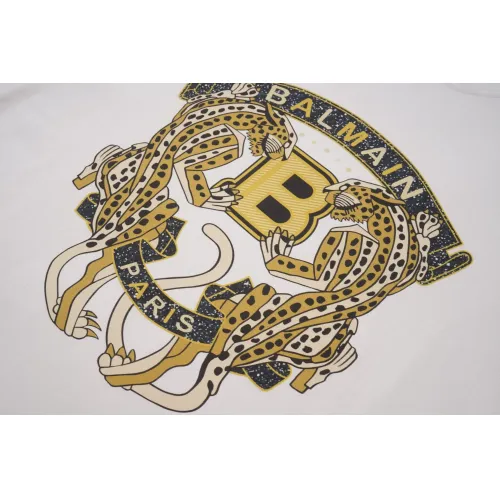 Replica Balmain T-Shirts Short Sleeved For Unisex #1419616 $29.00 USD for Wholesale