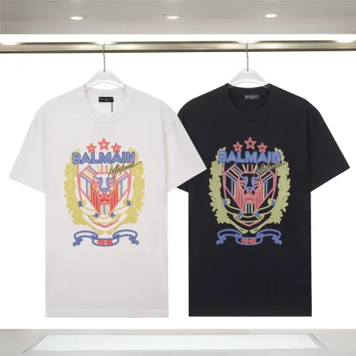 Replica Balmain T-Shirts Short Sleeved For Unisex #1419619 $29.00 USD for Wholesale