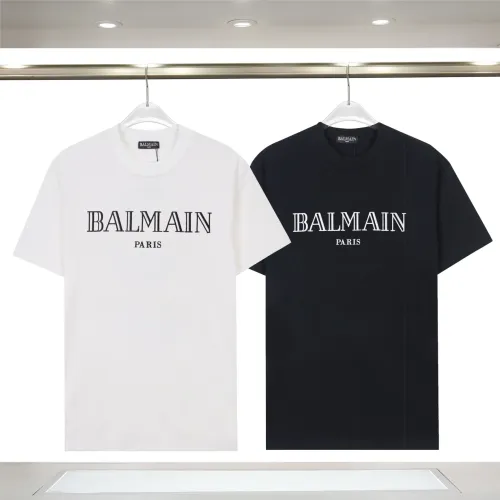 Replica Balmain T-Shirts Short Sleeved For Unisex #1419637 $29.00 USD for Wholesale