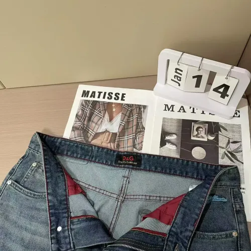 Replica Dolce & Gabbana D&G Jeans For Men #1420218 $45.00 USD for Wholesale