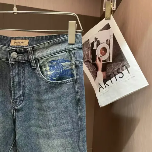 Replica Burberry Jeans For Men #1420223 $45.00 USD for Wholesale