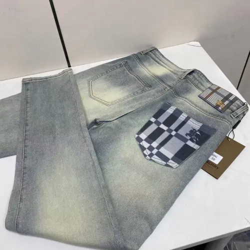 Replica Burberry Jeans For Men #1420239 $52.00 USD for Wholesale