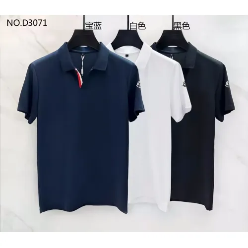 Replica Moncler T-Shirts Short Sleeved For Men #1420338 $40.00 USD for Wholesale