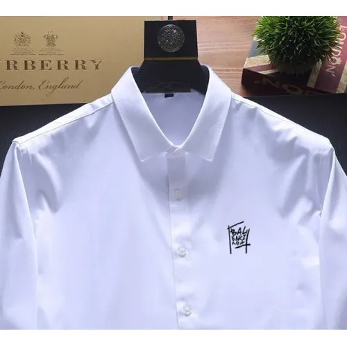 Replica Balenciaga Shirts Long Sleeved For Men #1421828 $40.00 USD for Wholesale