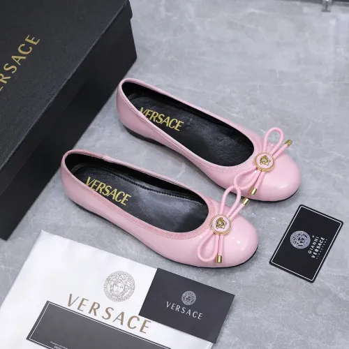 Replica Versace Flat Shoes For Women #1422327 $118.00 USD for Wholesale