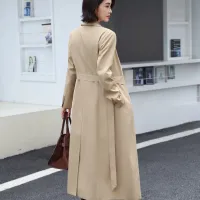 $170.00 USD Burberry Trench Coat Long Sleeved For Women #1419552