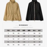 $125.00 USD Burberry Jackets Long Sleeved For Women #1419574