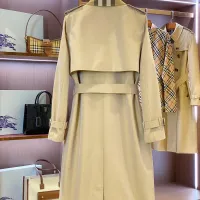 $162.00 USD Burberry Trench Coat Long Sleeved For Women #1422005