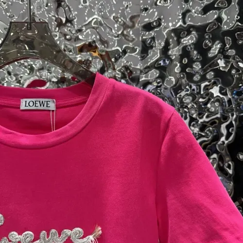 Replica LOEWE T-Shirts Short Sleeved For Women #1422629 $56.00 USD for Wholesale