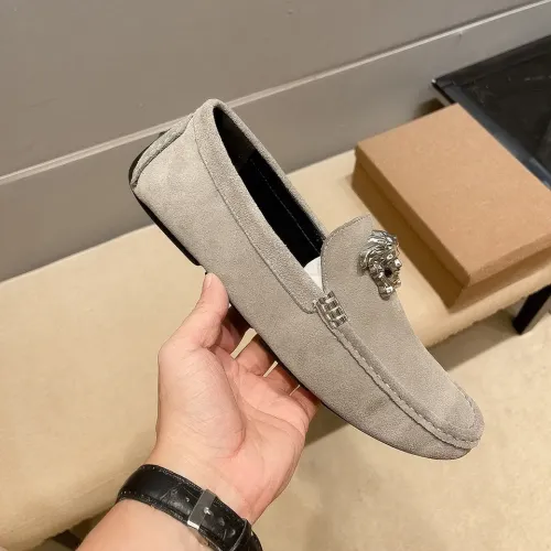 Replica Versace Leather Shoes For Men #1423012 $76.00 USD for Wholesale